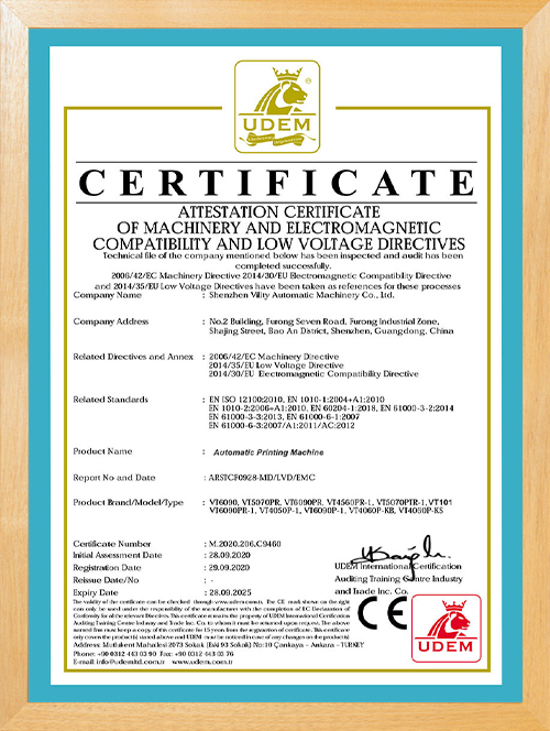 Export certificate of European and American countries