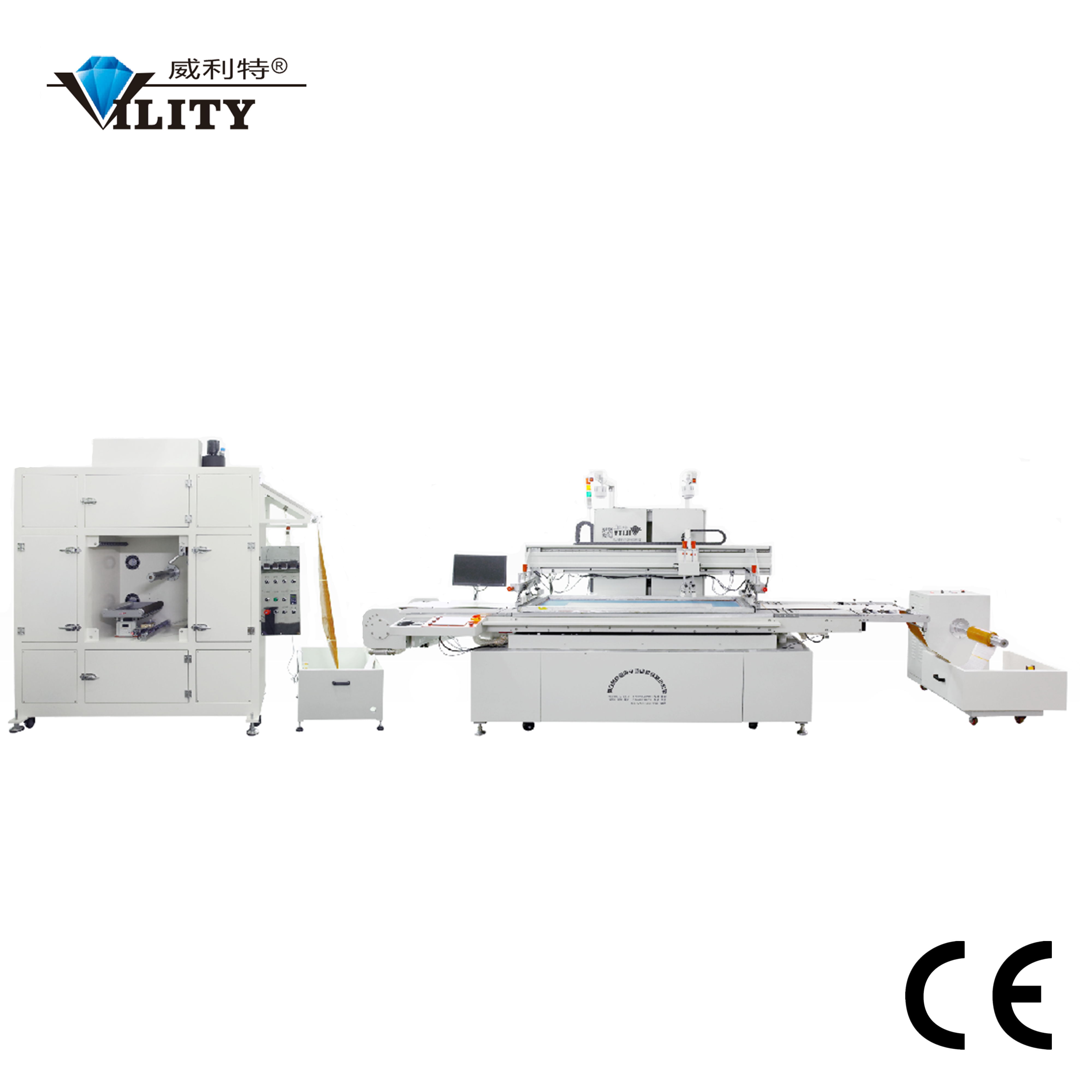 Roll automatic alignment screen printer